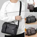 (৯"/১৩")Men's Shoulder Bag (Broun)
