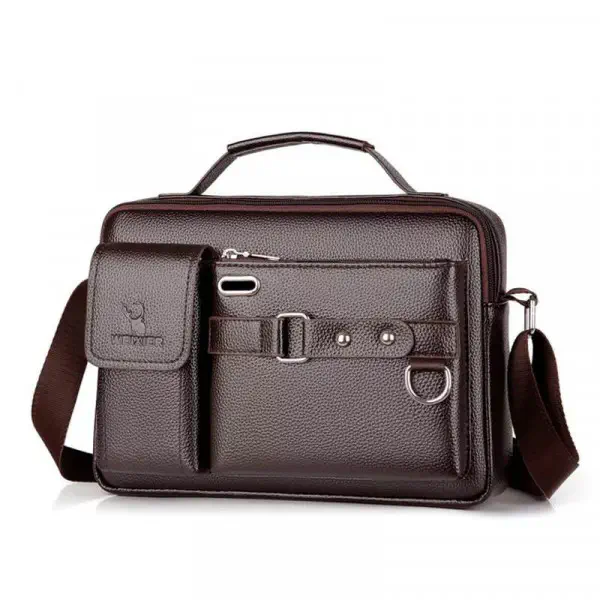 (৯"/১৩")Men's Shoulder Bag (Coffe)