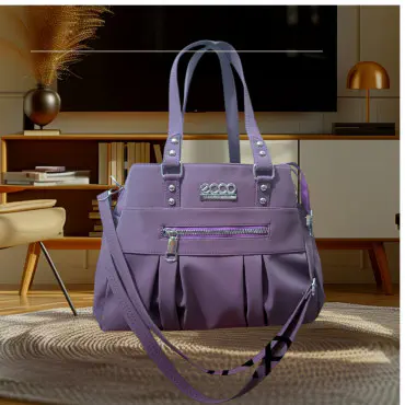 Italian Fashionable Crossbody Shoulder Bag (Purple)
