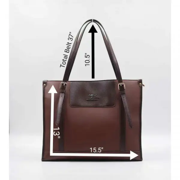 Kangaroo Tote bag (Black)