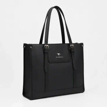 Kangaroo Tote bag (Black)