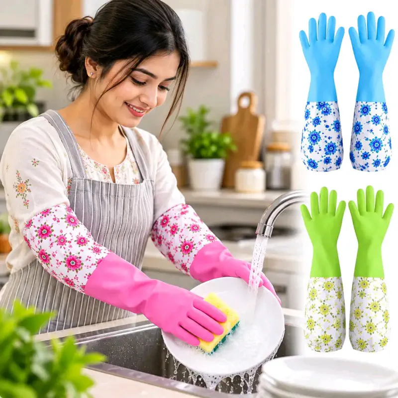 (৩ জোড়া) Long Hand Gloves