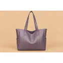 PU Leather Tote Bag (purple)