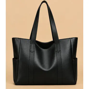 PU Leather Tote Bag ...