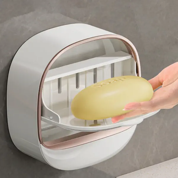 ( 1-Pcs) Soap Box with Flip Cover