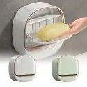 ( 2-Pcs) Soap Box with Flip Cover