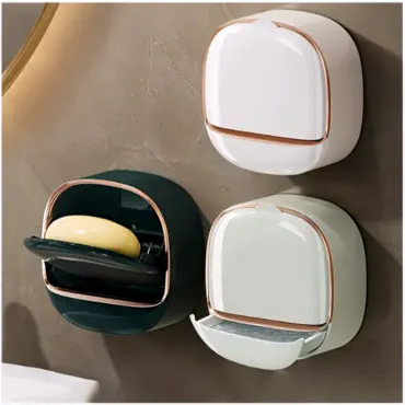 ( 3-Pcs) Soap Box with Flip Cover