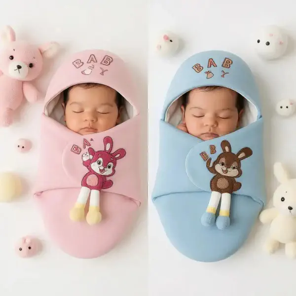 ২ পিচ NEW ওরিজিনাল চায়না Baby Blanket (pink+paste)