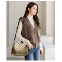 Women Luxurys Designers Bags Messenger Ivhandbag(Khaki)