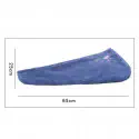 Quick Dry Hair Cap Towel  ( sky blue )