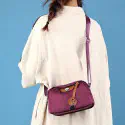 Gelory Casual Travel Waterproof Messenger Bag Trendy {purple}