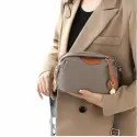 Gelory Casual Travel Waterproof Messenger Bag Trendy {Gray}