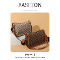 Women Luxurys Designers Bags Messenger Ivhandbag (Brown)