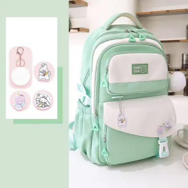 Best  Waterproof School Bag (Sage Green)