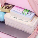 Kids Backpack Children School Bags for Girls Orthopedic Waterproof Primary Schoolbag Book Bag (Purple Color)