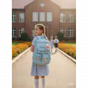  Waterproof School Bags .class 1-10 {sky blue}