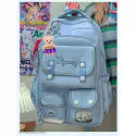  Waterproof School Bags .class 1-10 {sky blue}
