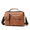 (১২"/১৬") ব্রাউন কালার।Men's Shoulder Bag