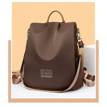 Updated Tote series 2 female backpack(কফি কালার)
