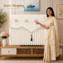TV Cover (55-56 Inch) Off White