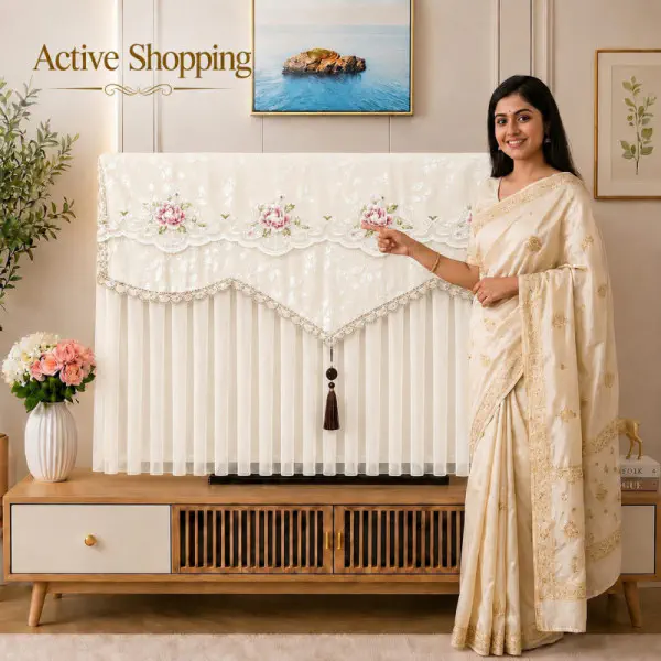 TV Cover (28-32 Inch) Off White