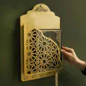 Wall Mounted Quran Shelf (Golden)