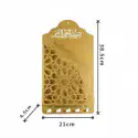 Wall Mounted Quran Shelf (Golden)