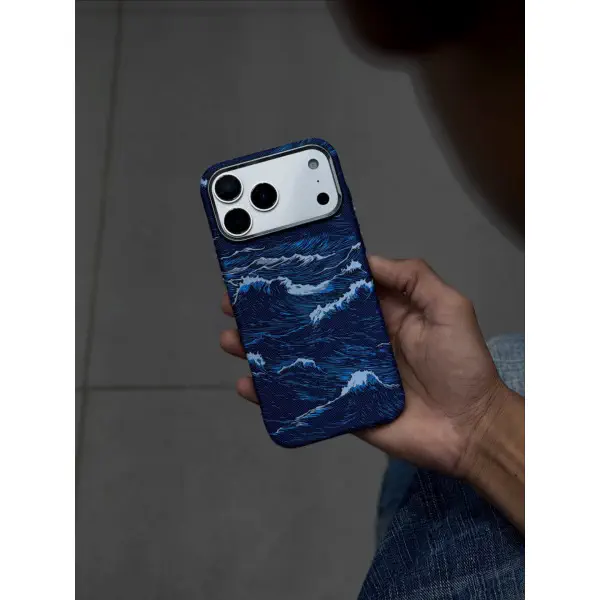 premium Luxo Life Carbon Fiber Textured Case (Random )