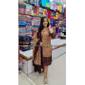 Embrodiary Chundry Batik Dress