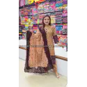 Embrodiary Chundry Batik Dress