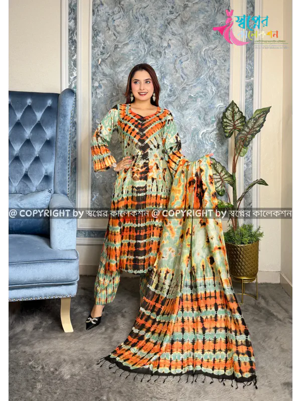 Tye Dye Batik Three Pis