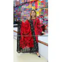 বাটিকের চুমকি পাতি থ্রিপিস
