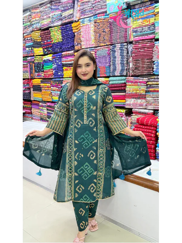 Silk Batik Three Piece