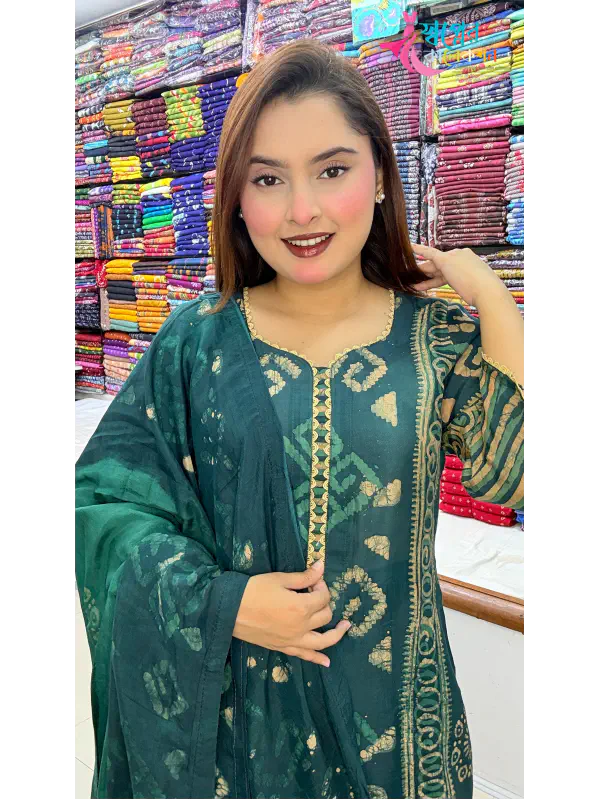 Silk Batik Three Piece