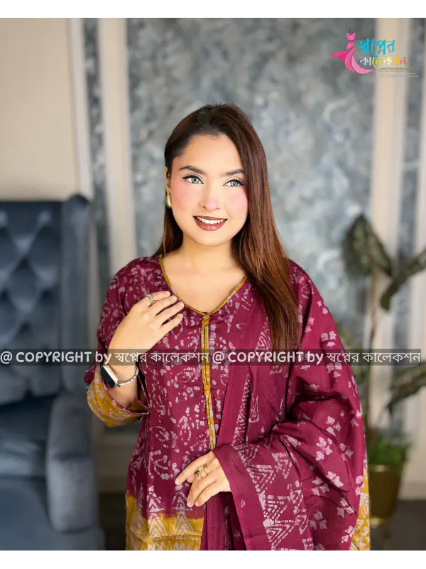 Silk Batik Three Piece
