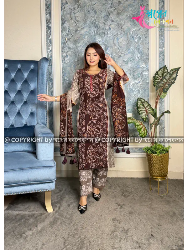 Silk Batik Three Piece