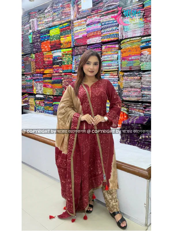 Silk Batik Three Piece