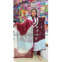 Tye Dye Batik Chiffon Orna Three Pis