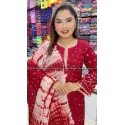 Tye Dye Sequence Chundri Embroidery