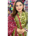 Vegetable Dye  Batik Three Pis