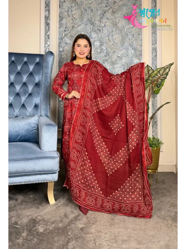 Embrodiary Mal Mal Joypuri Cotton 