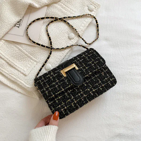  shoulder messenger bag (black)