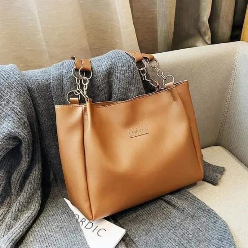 fashion shoulder bag(Coffee)