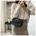  shoulder messenger bag (black)