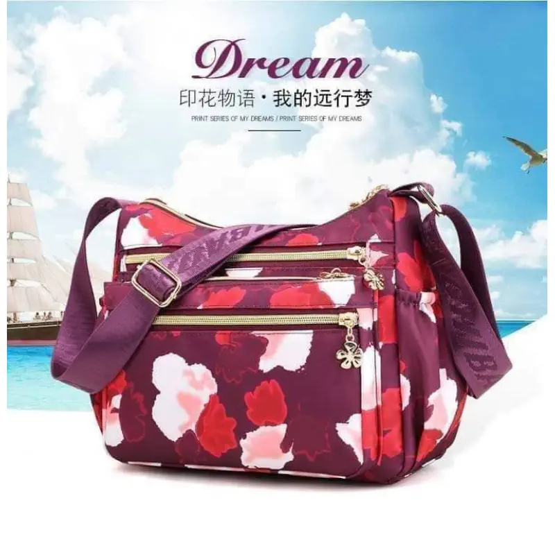 korean crossbody bag ( Red )