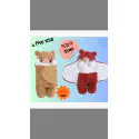 Baby Blanket (২ পিচ,ব্রাউন এবং রেড কালার)
