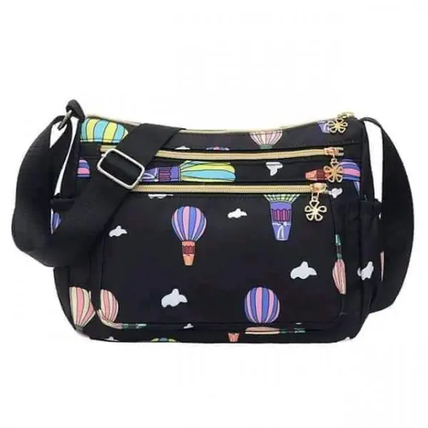 korean crossbody bag ( black )