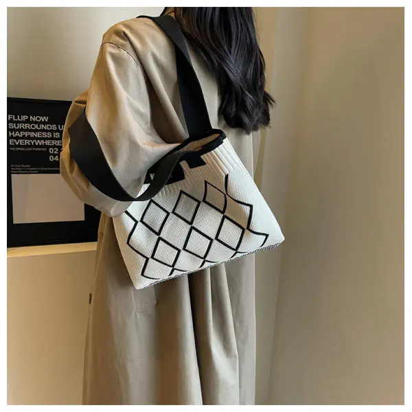 niche shoulder bag(Beige/Off White)