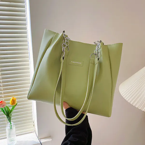 fashion shoulder bag(Light Green)