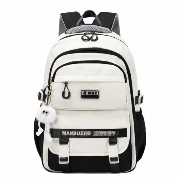 Academy Style Waterproof School Book Bag(Black Colour)